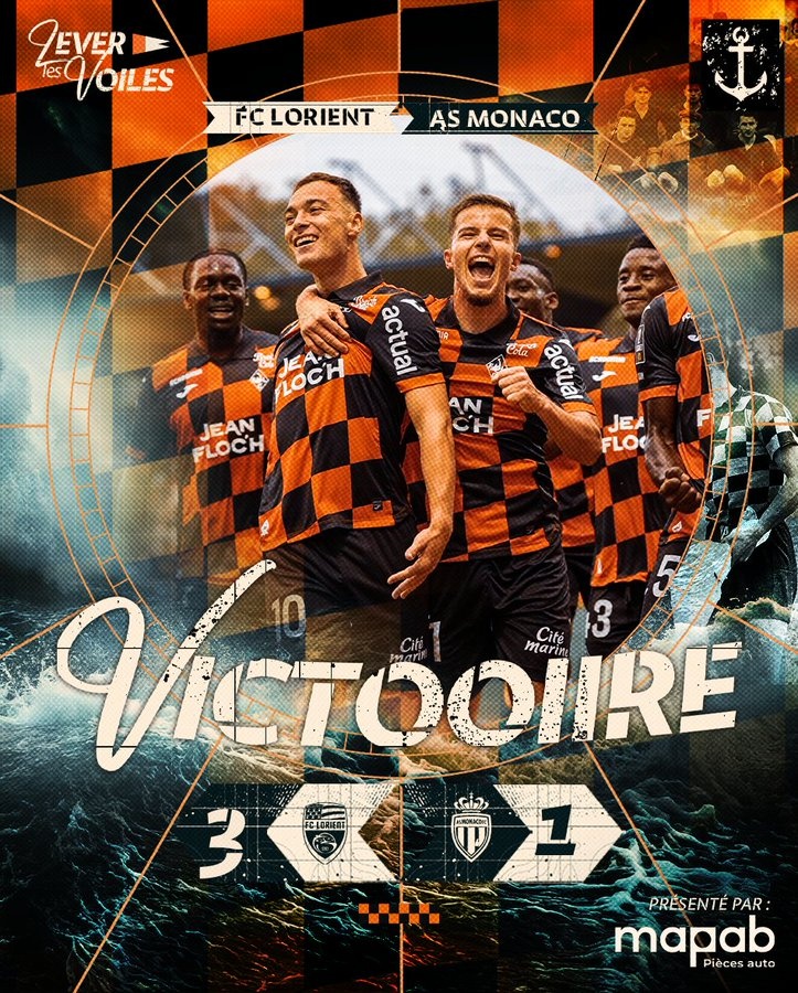 洛里昂上賽季至今聯賽主場17勝，與巴黎并列法甲、法乙同期最多