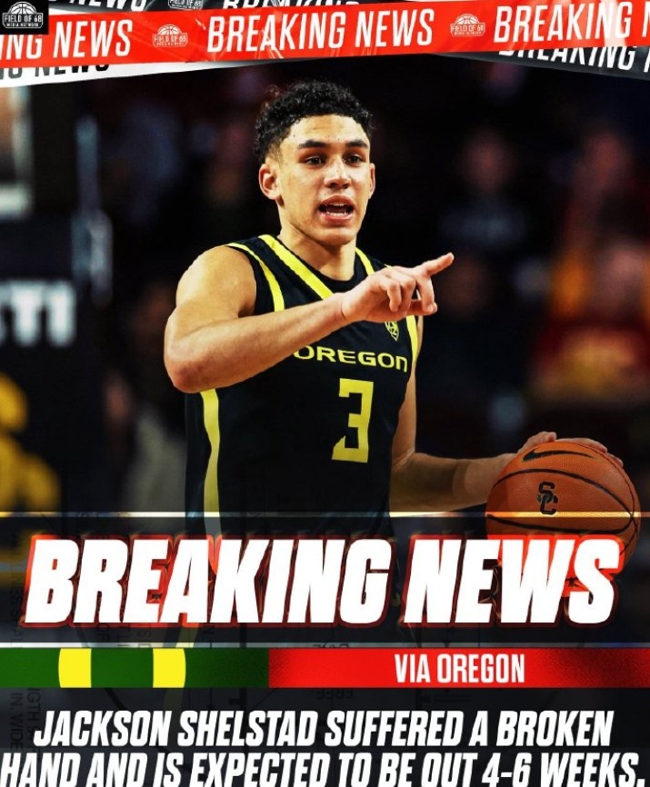 俄勒岡大學主力后衛傷停4-6周！媒體人：這對林葳來說或許是機會