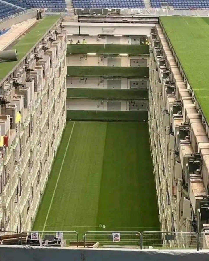 伯納烏球場的地下景象??