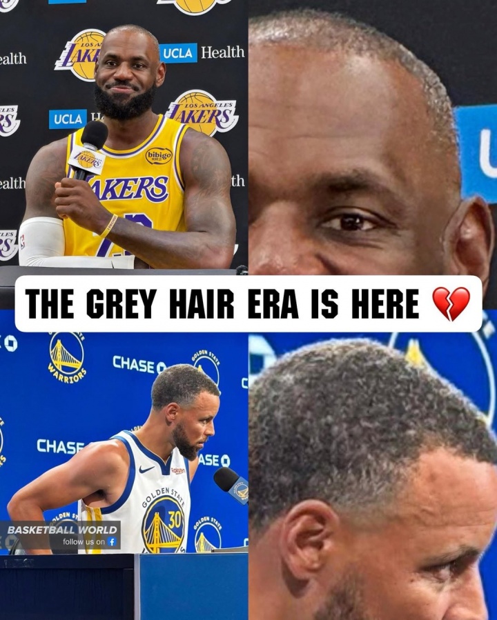 時光芿苒！美媒曬詹姆斯&庫里媒體日采訪照 白發攀上兩人鬢角！