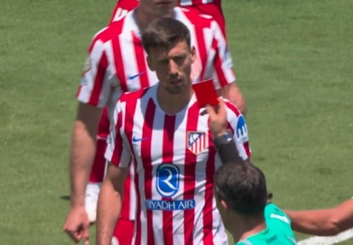 朗格萊在西甲已有6次被紅牌罰下，近10個賽季僅3名球員比他更多